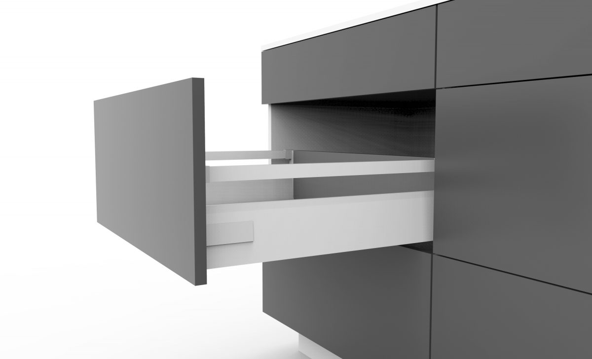 Soft Close 135mm Double Wall Drawer